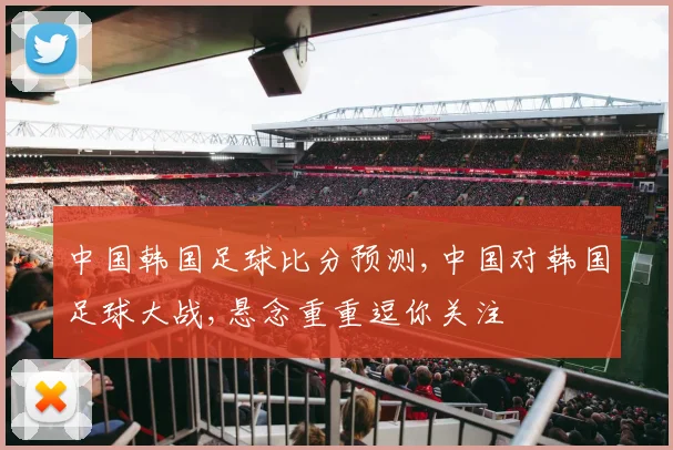 中国韩国足球比分预测,中国对韩国足球大战,悬念重重逗你关注